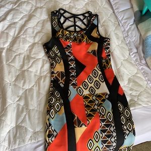 !!! FINAL PRICE!!! Aztec print bodycon mini dress